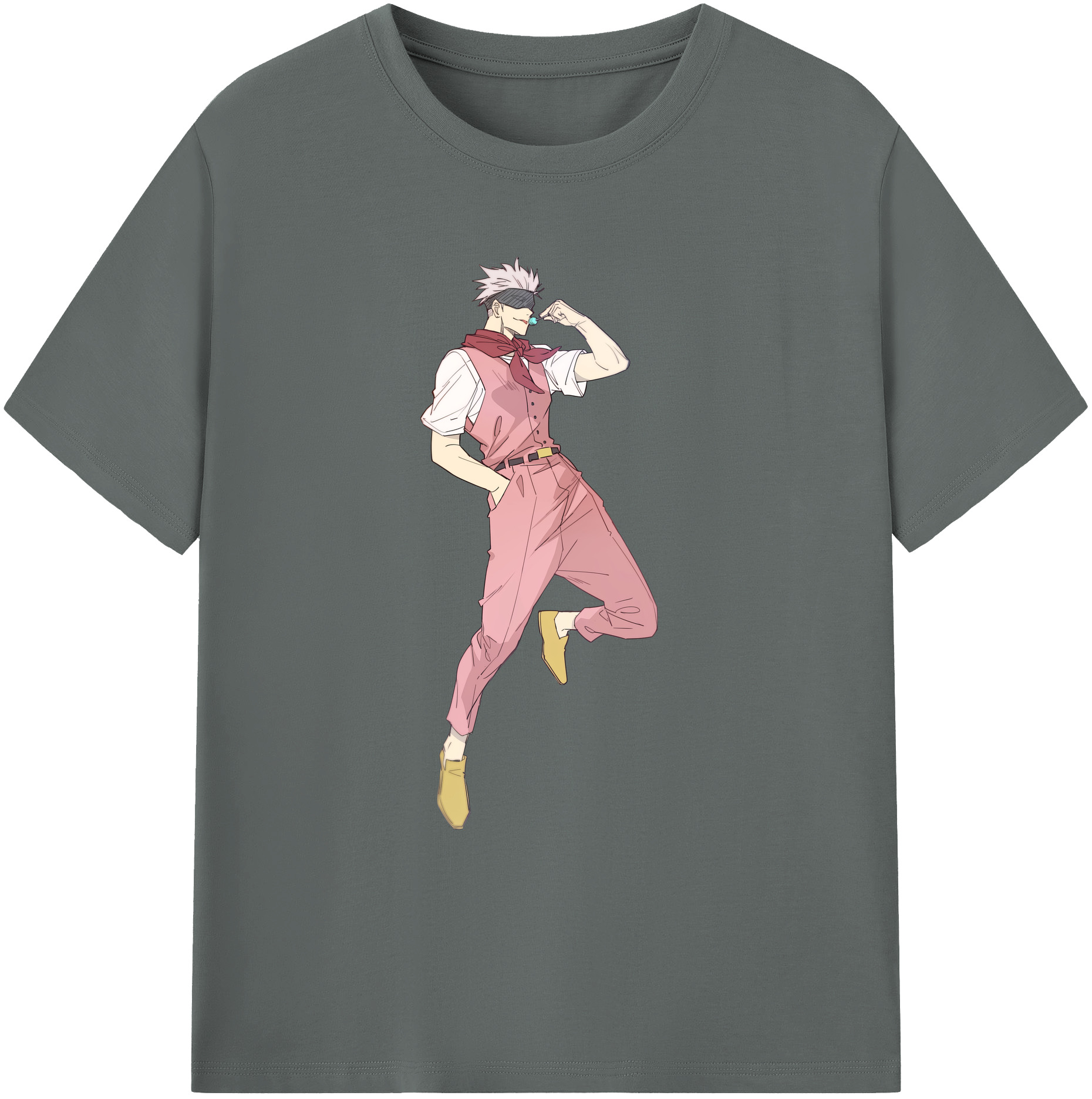 （画像用） 呪術廻戦 Jujutsu Kaisen 綿100％ メンズ半袖Tシャツ｜肌触りやわらか＆通気性
